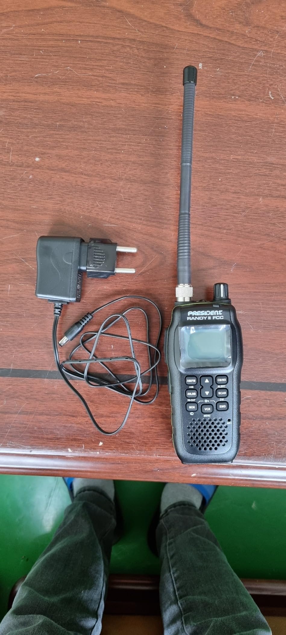 President Randy II FCC - First FCC Approved AM/FM Handheld CB Radio with NOAA Weather Channel, ANL Filter, ASC, Scan Skip, VOX Built-in, 7-Color LCD Dispplay customer photo 2