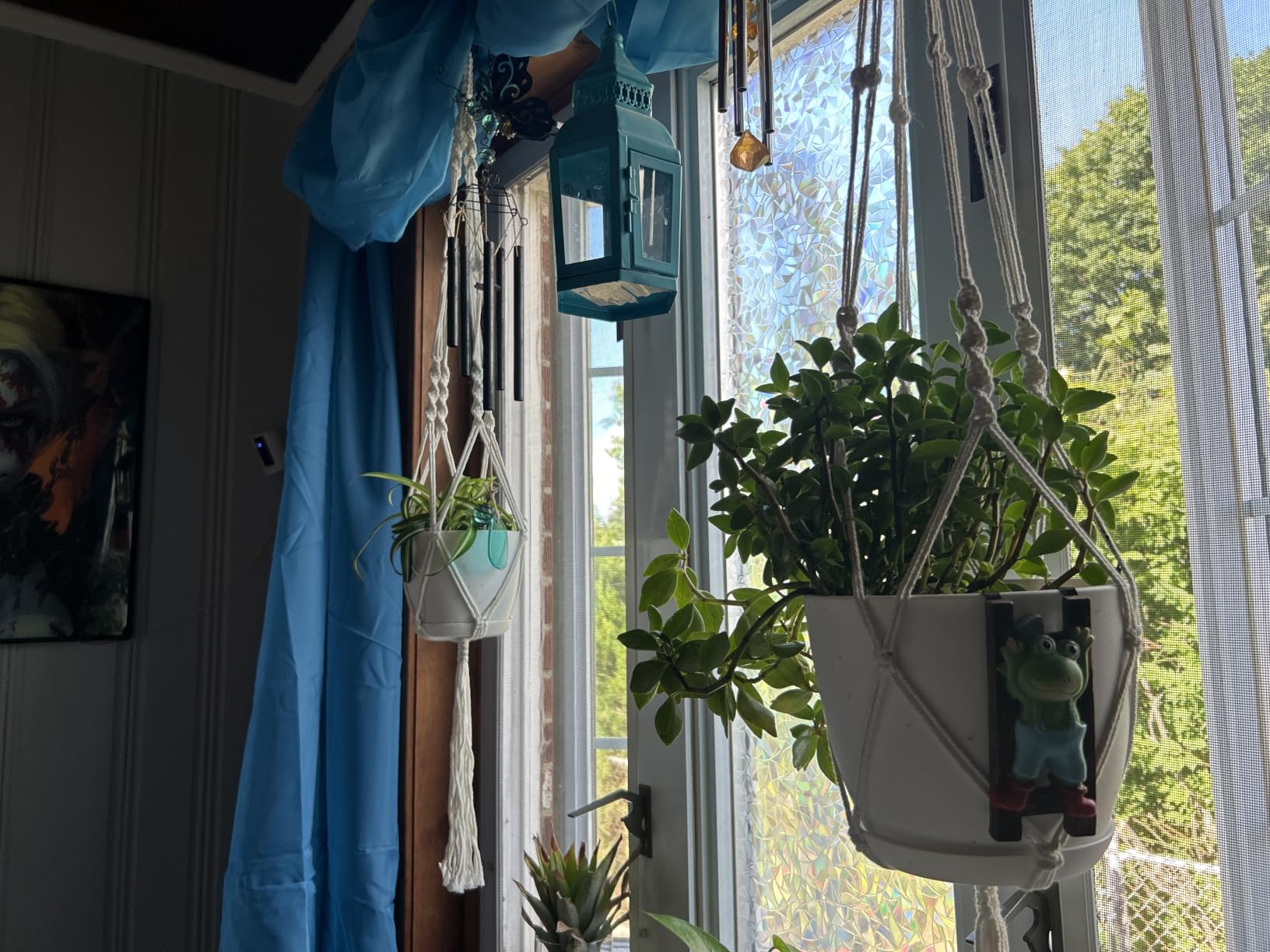 MIPON 3 Pack Macrame Plant Hangers, Hanging Planters for Indoor Plants customer photo 1