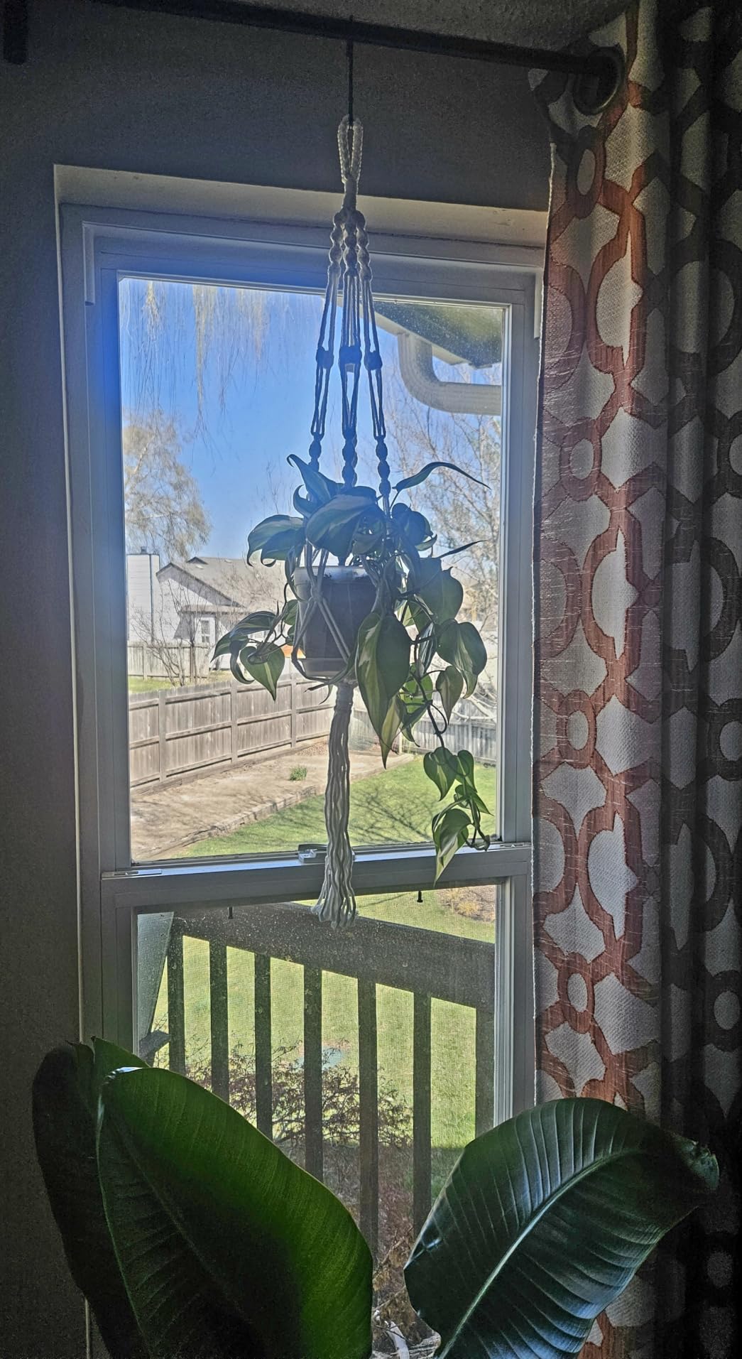 MIPON 3 Pack Macrame Plant Hangers, Hanging Planters for Indoor Plants customer photo 2