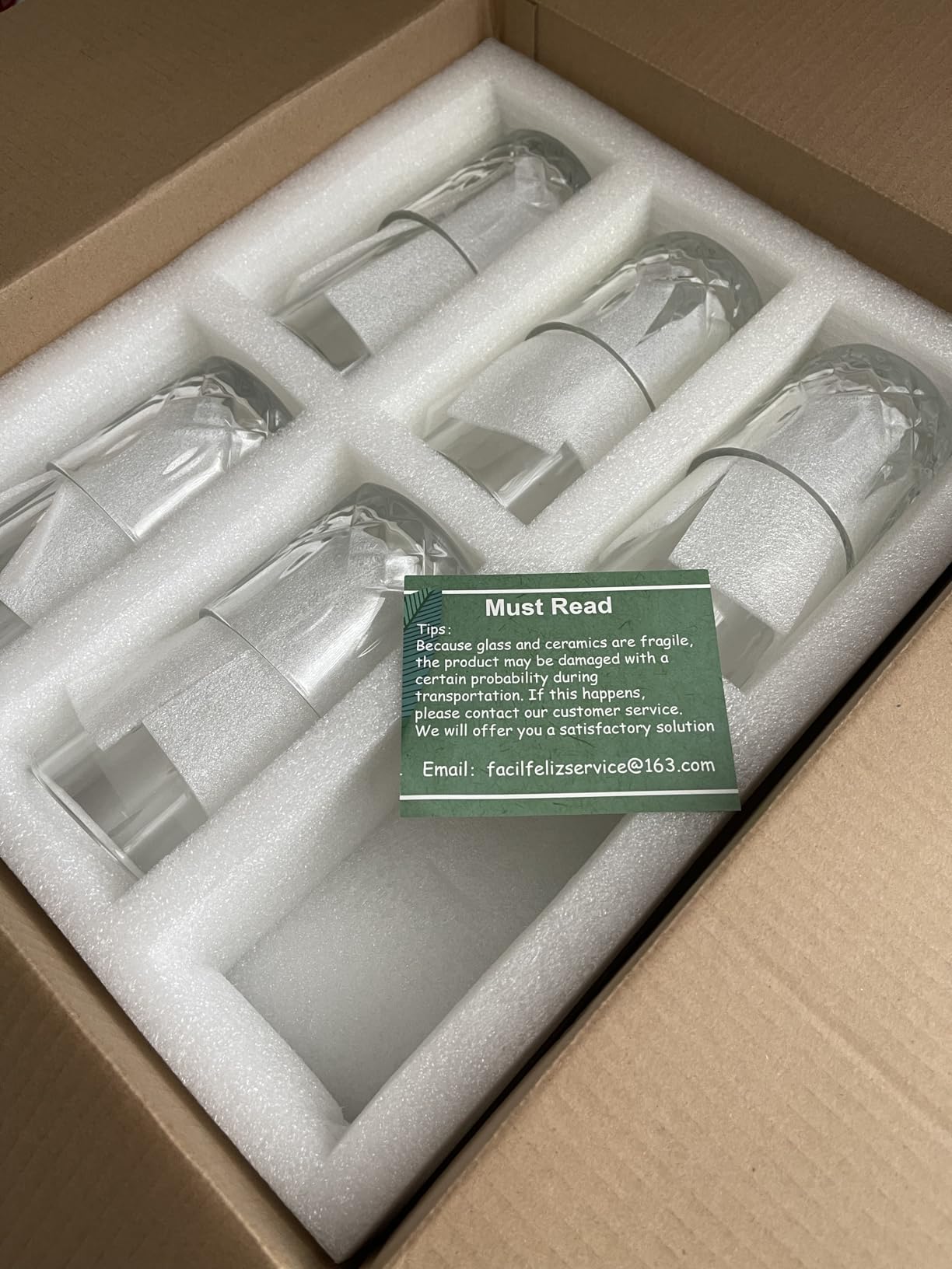 Drinking Glasses, 12 Piece Crystal Glass Cups, Mixed Glassware Set, 6 pcs Crystal Old Fashioned 11oz Highballs and 6 pcs 11oz Whiskey Glasses, Great for Cocktail, Whisky and other Beverages customer photo 2