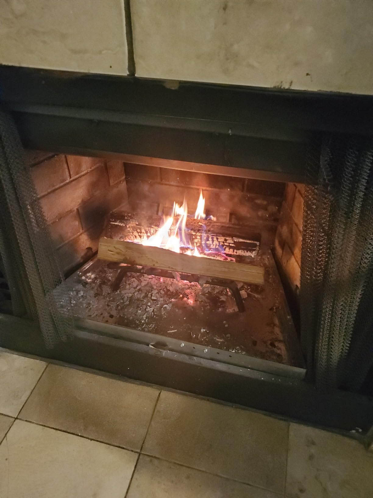 INNO STAGE 17 Inch Fireplace Grate with Ember Retainer customer photo 1