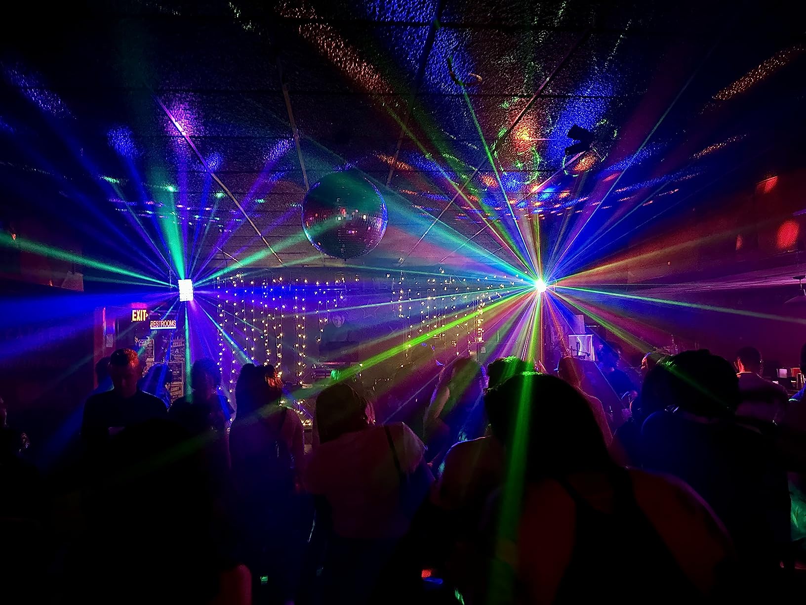 Party Lights Dj Disco Ball Light with Pattern Projection and Sound Activated, Buclhoz RGB Colored Strobe Stage Lighting for Parties Indoor Dance Birthday Rave Bar Karaoke Christmas Wedding Show Club customer photo 2