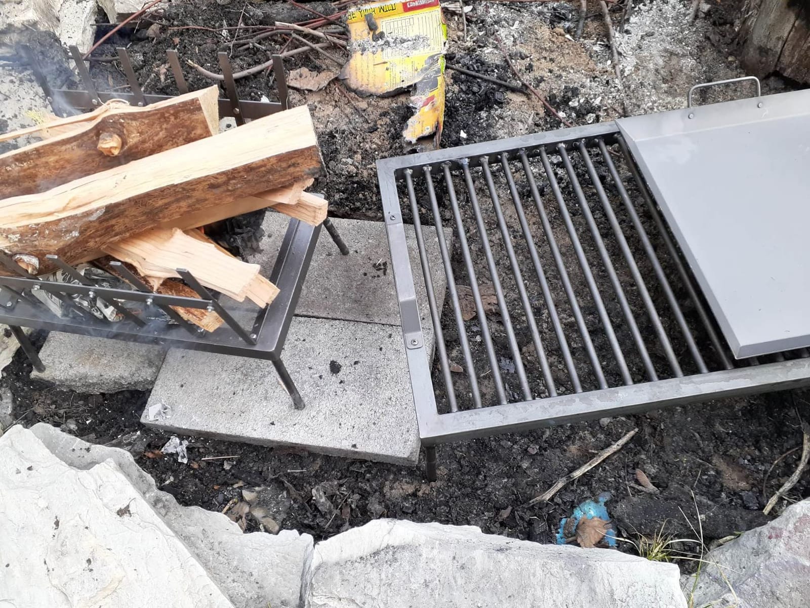 Argentine Santa Maria Grill with Tools, Brasero, Plancha - Hickory Summit customer photo 2