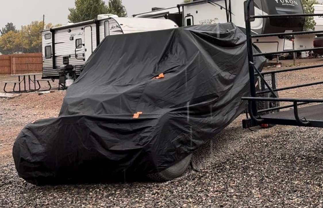 Waterproof UTV Cover Heavy Duty Oxford Cloth Protection Covers 4 Seater UTV Accessories for Polaris RZR Can-Am Ranger Defender All Weather Side by Side Cover customer photo 1