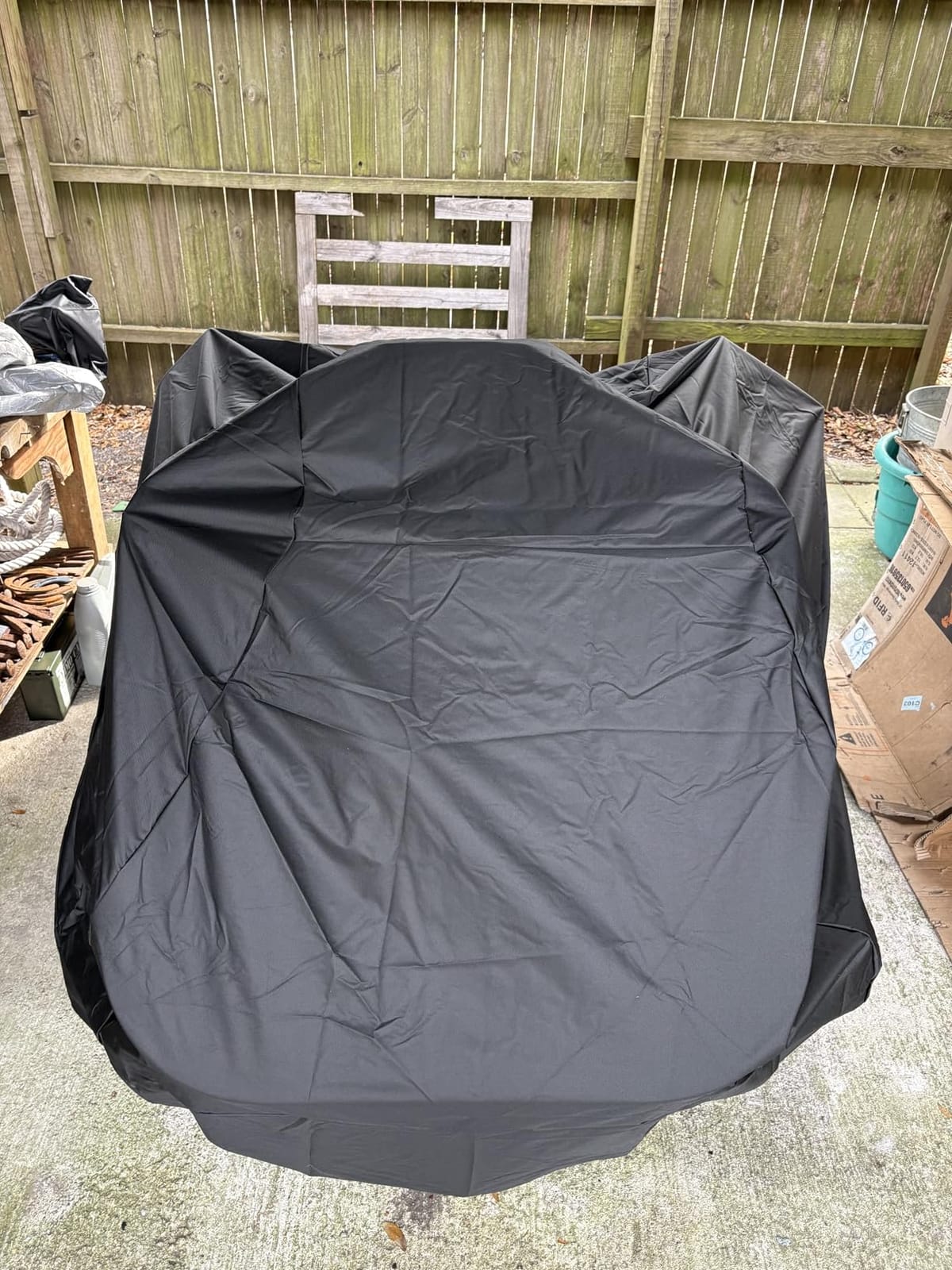 Zettum Zero Turn Mower Cover - Zero-Turn Lawn Mower Covers Waterproof & Heavy Duty, 600D Outdoor Universal Fit Mower Cover with Storage Bag for Greenworks, EGO, Craftsman, Husqvarna, Honda and More customer photo 2