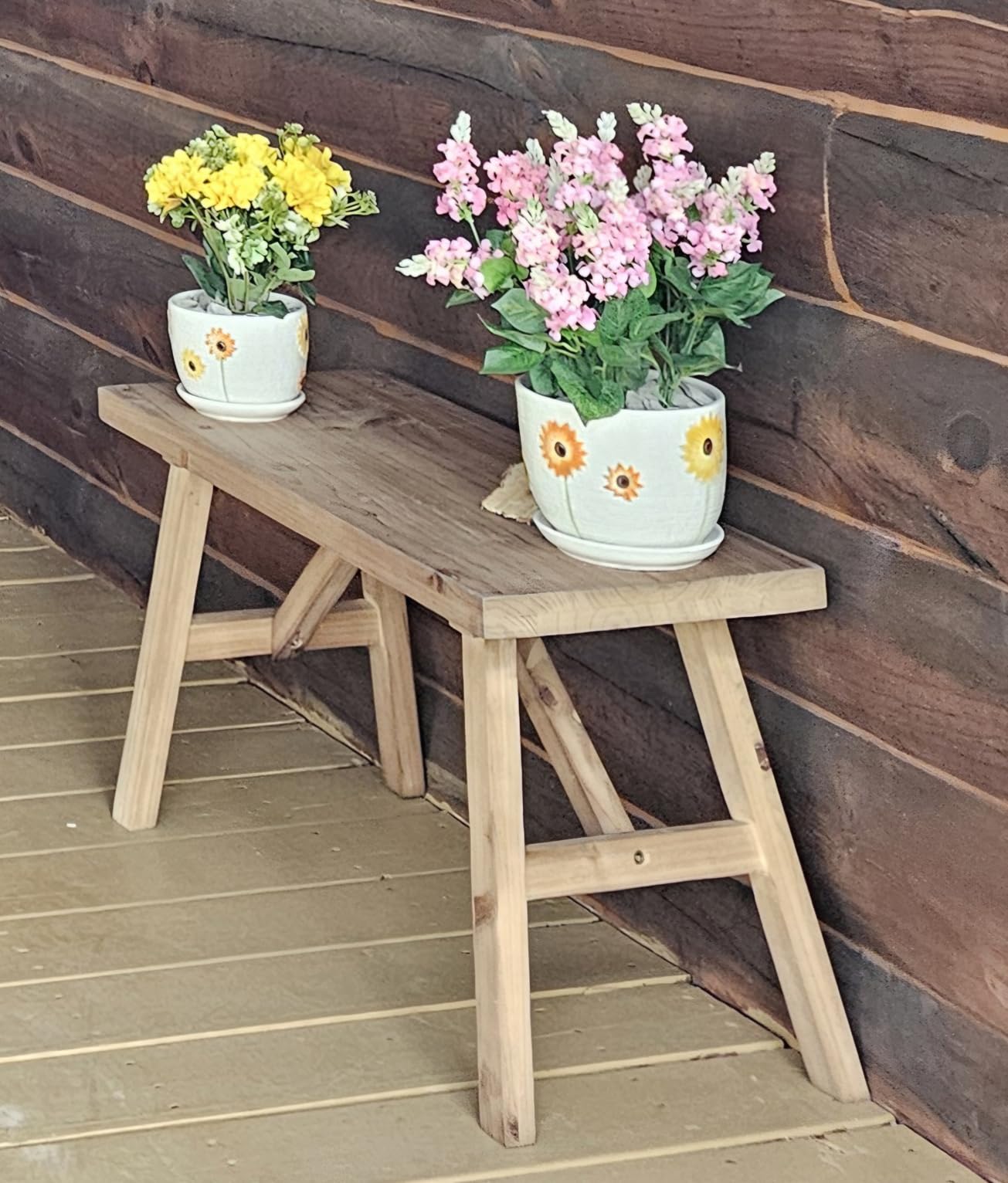Gray Flower Pots, Texture Ceramic Plant Pots for Indoor Plants Set of 3 customer photo 1
