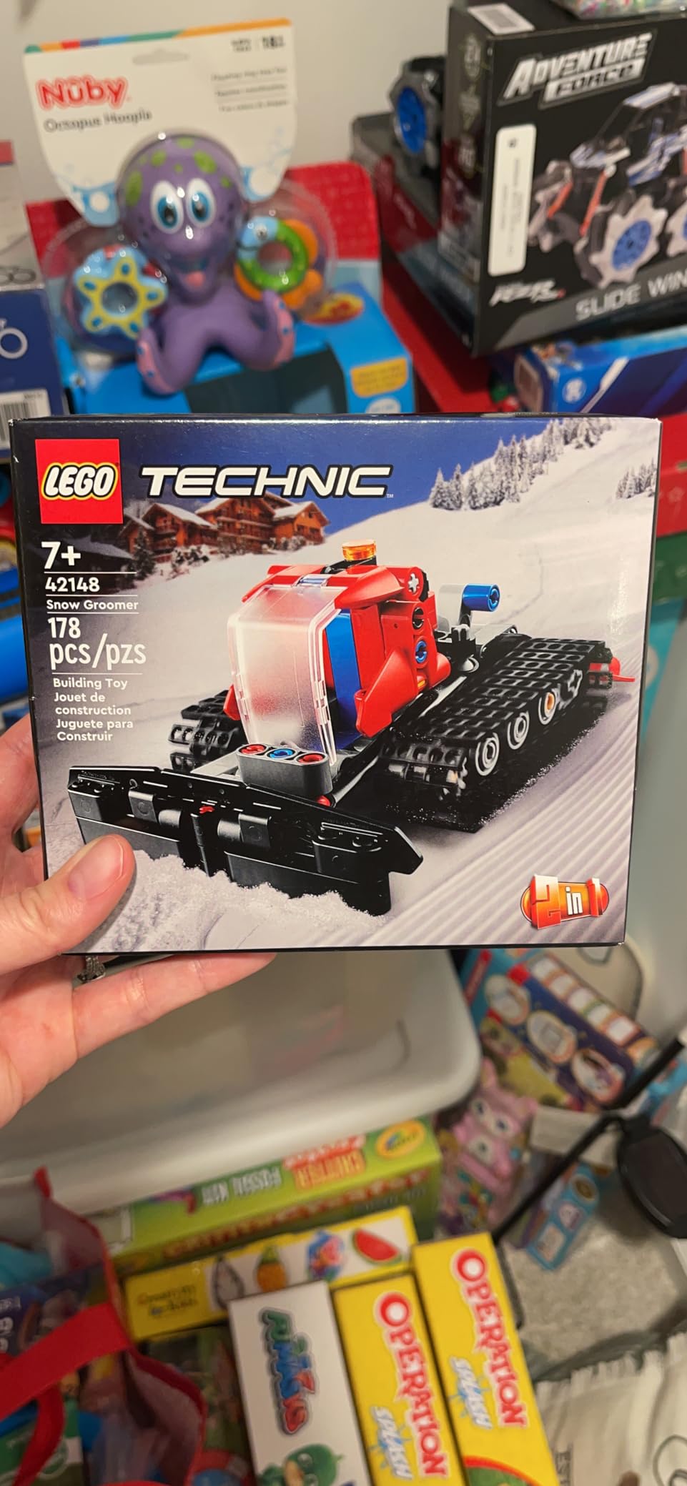LEGO Technic Snow Groomer to Snowmobile 42148, 2in1 Vehicle Model Set, Engineering Toys, Winter Construction Toy for Kids, Boys, Girls 7+ Years Old, Birthday Gift Idea customer photo 1