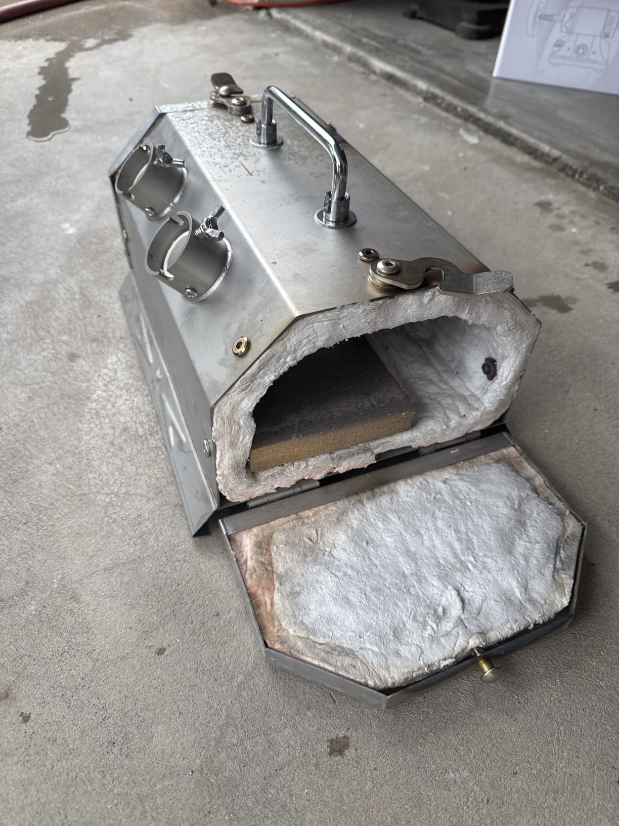 1 Burner Propane Blacksmith Forge Kit, 2600°F Metal Forge customer photo 2