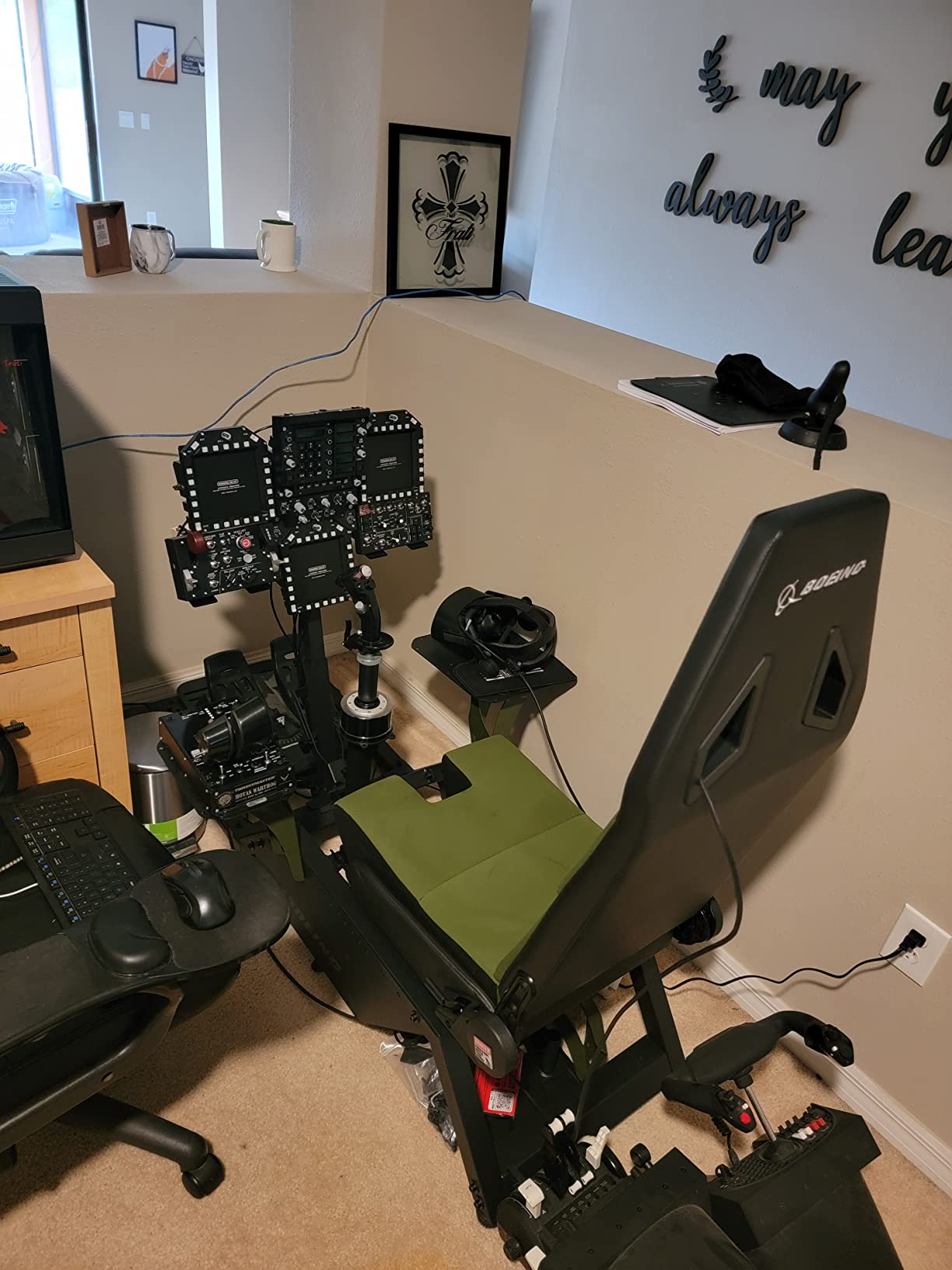 Next Level Racing Flight Simulator Cockpit: Boeing Military Edition customer photo 1