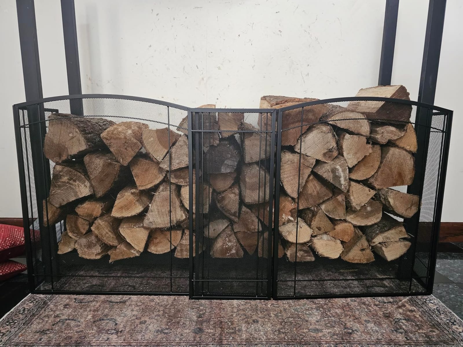 FEED GARDEN 3 Panel Fireplace Screen 48