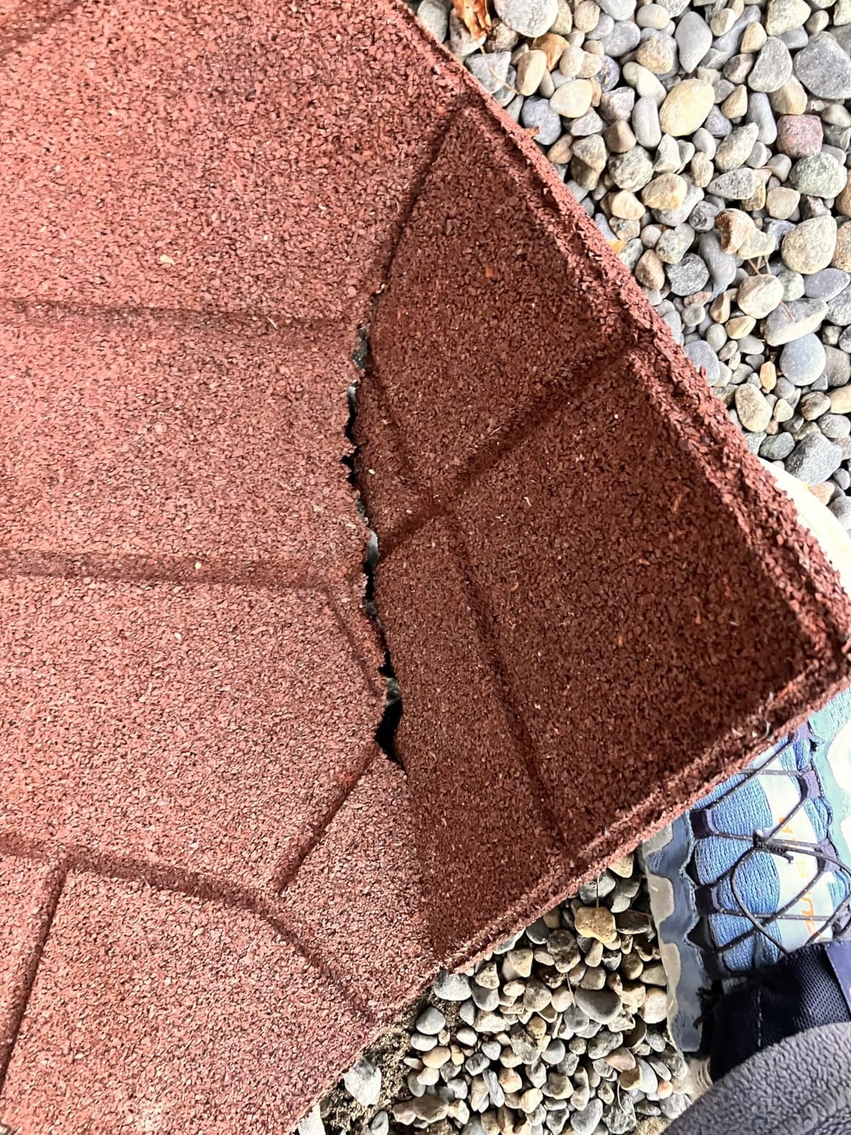 Rubberific Dual Sided Square Rubber Paver Floor Tiles 16