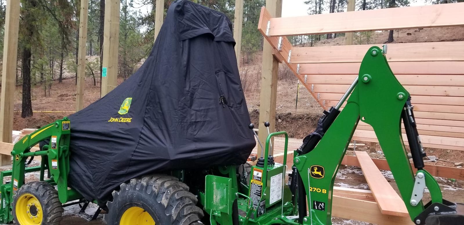John Deere Cover for Compact Utility Tractors (Large) #LP95637 for Series 2320, 2520, 2720, 3120, 3320, 3520, 3720, 3203 and 4105 customer photo 1