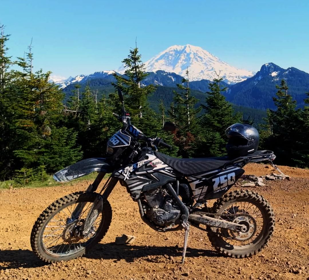 X-PRO Templar X 250cc 6 Speed Dirt Bike with Zongshen Engine Pit Bike Gas Dirt Bikes Adult Pitbike, Big 21