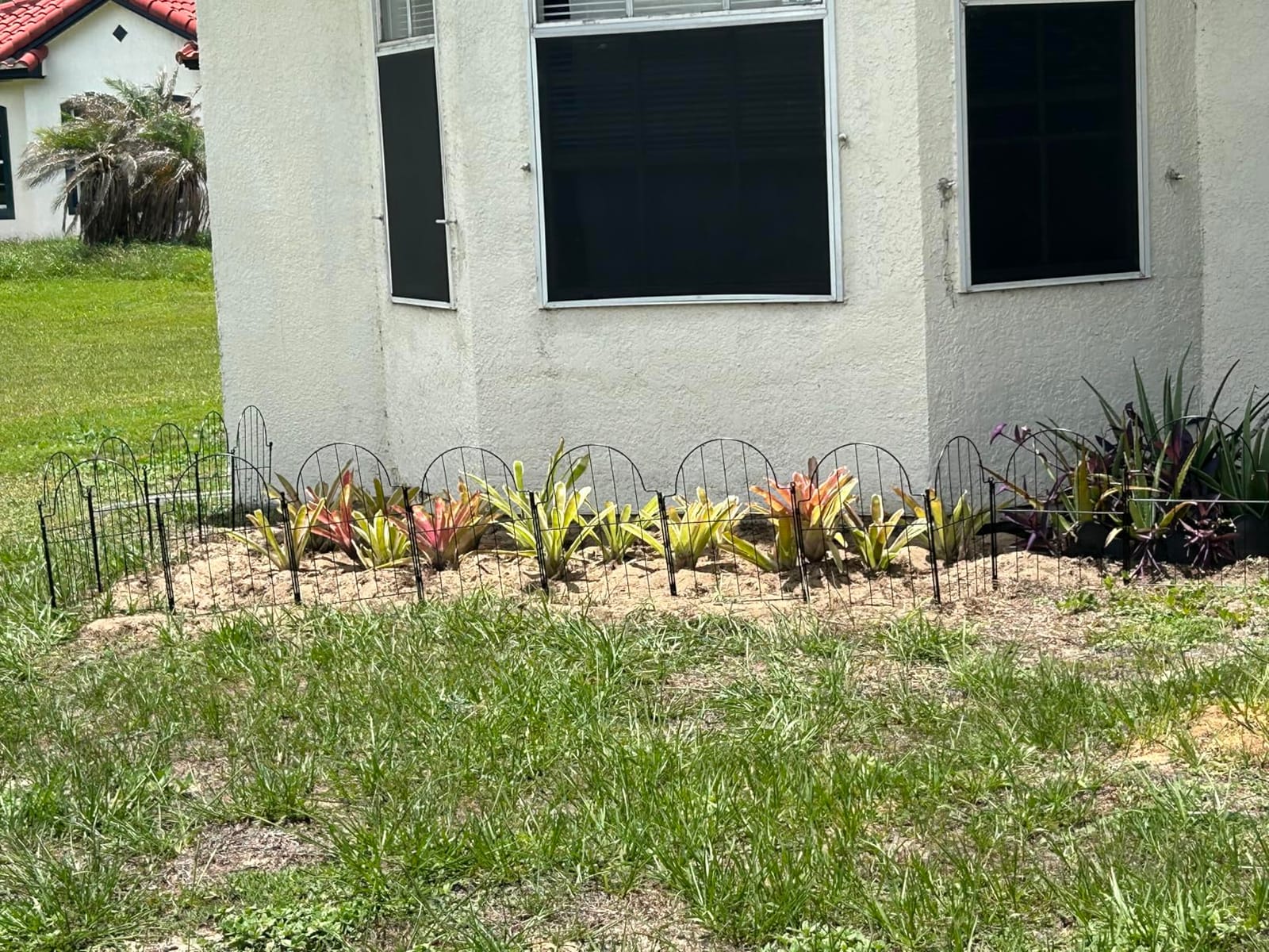 Blingluck Decorative Garden Fence, 17in(H) x 10.8ft(L), with Ground Stake customer photo 2