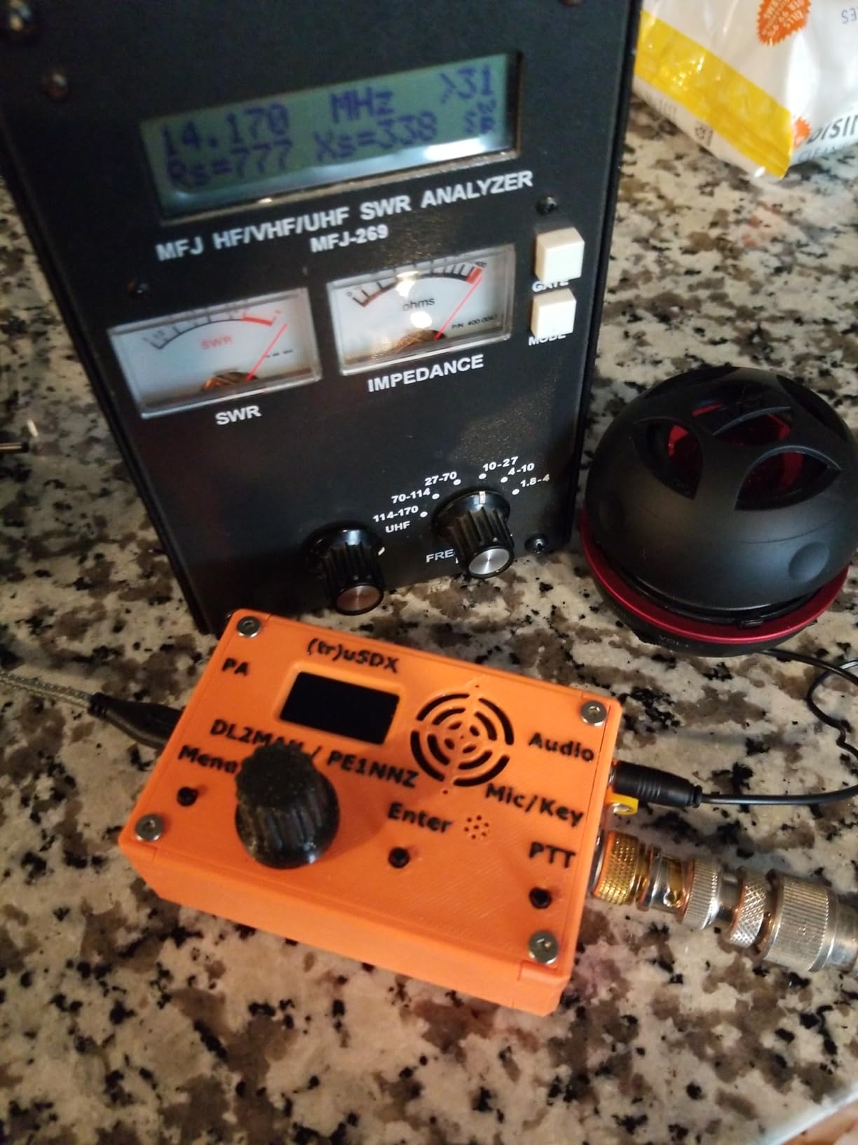 Malahit tr usdx transceiver 5-Band usdx Multimode QRP Assembled with case by PE1NNZ and DL2MAN customer photo 2