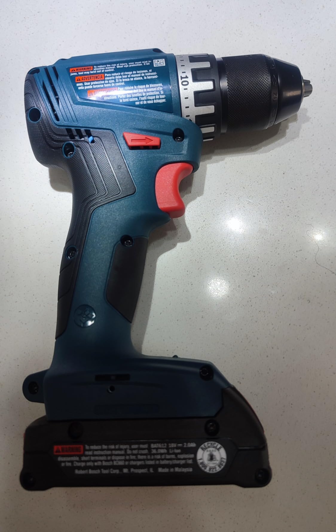BOSCH GSR18V-400B22 18V Compact Brushless 1/2 In. Drill/Driver Kit with (2) 2 Ah Standard Batteries customer photo 1