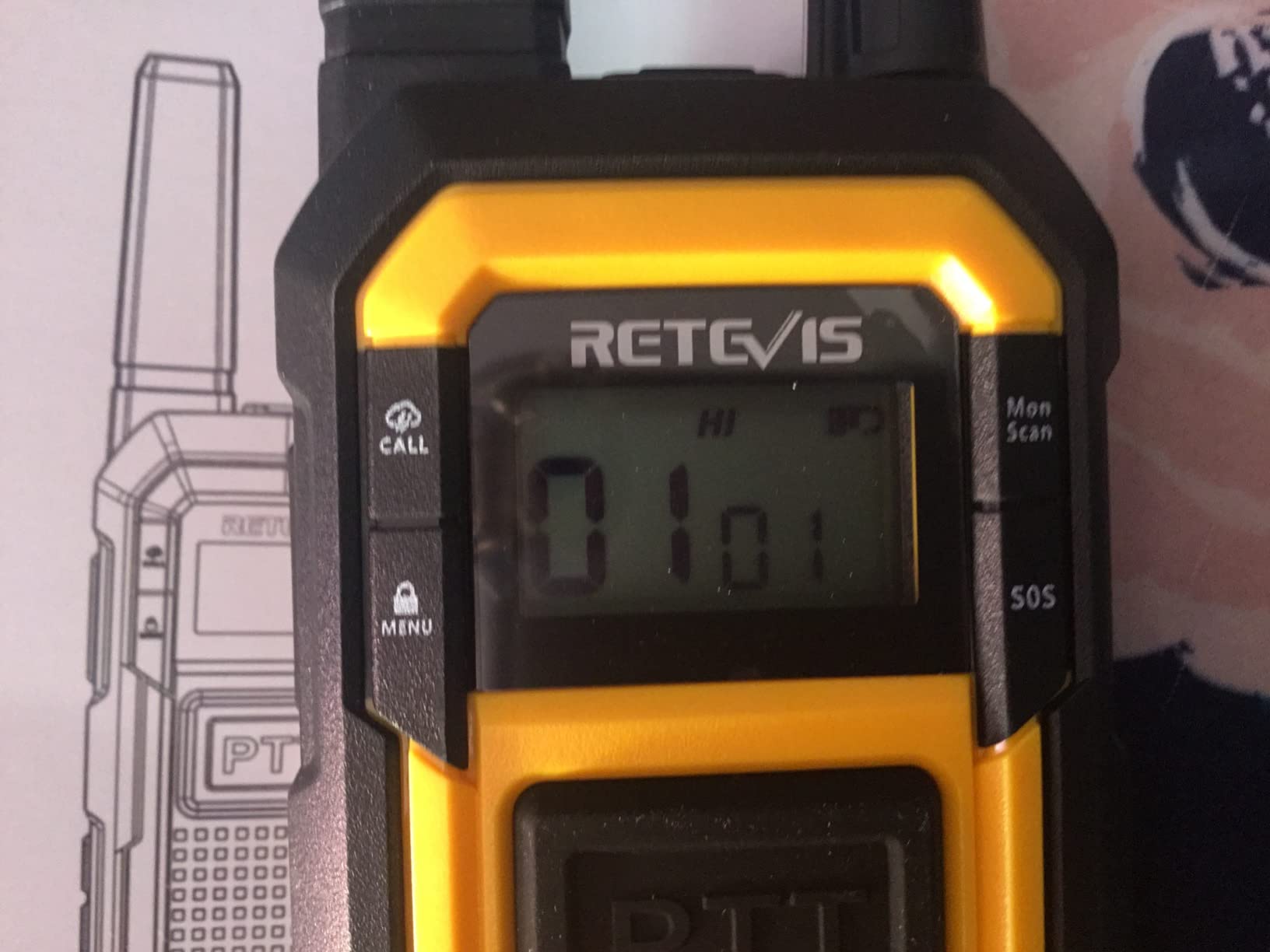 Retevis RB48 Military-Standard & IP67 Waterproof Walkie Talkies Long Range customer photo 1