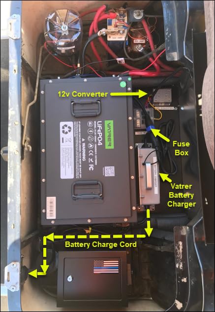VATRER POWER 48V 105Ah Lithium Golf Cart Battery, UL2271 Listed customer photo 2