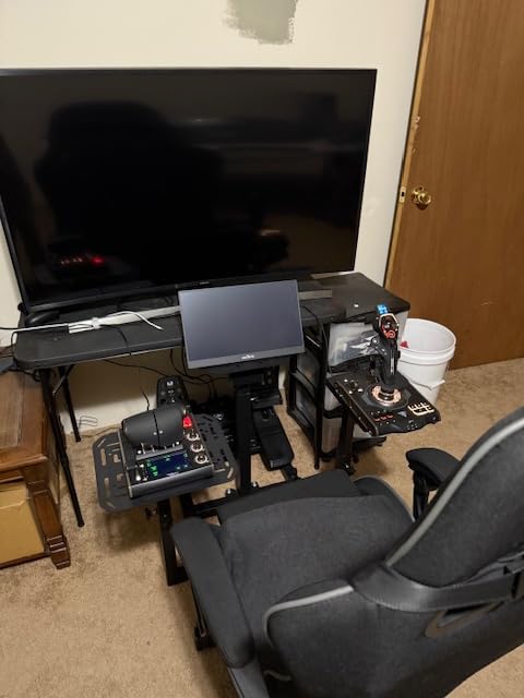 Dardoo Multi-functional Racing Flight Simulator Cockpit Stand for Logitech customer photo 1