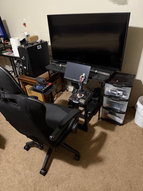 Dardoo Multi-functional Racing Flight Simulator Cockpit Stand for Logitech customer photo 2