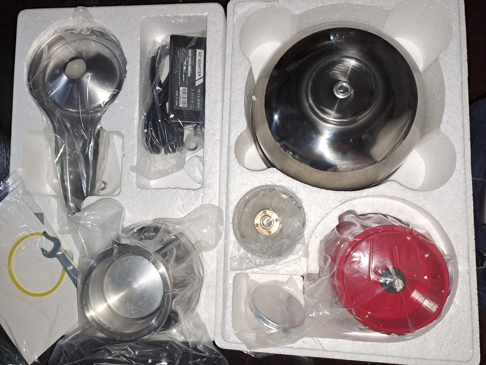 Milk Cream Centrifugal Separator Electric descremadora de leche 100L/H Capacity Cream Maker with 5L 304 Stainless Steel Bowl for Fresh Goat Cow Milk, 110V 100W customer photo 2
