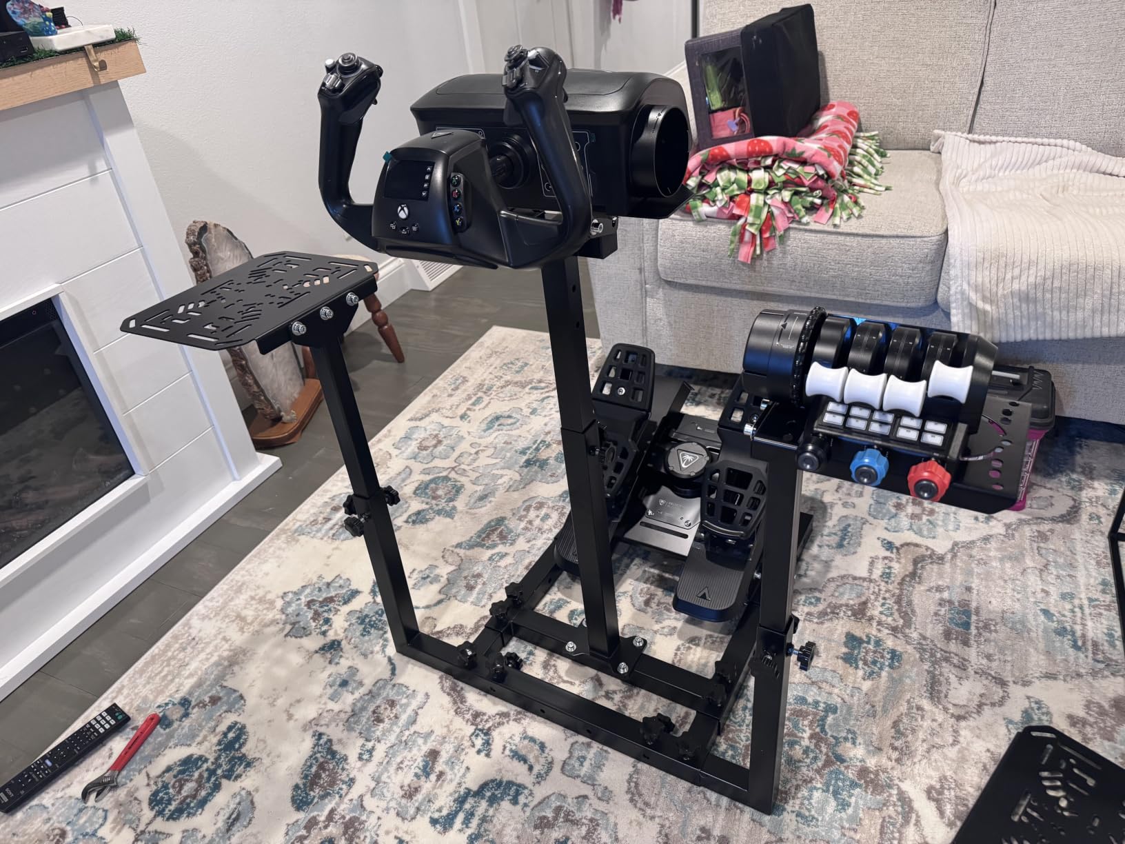 Marada Universal Flight Racing Simulator Stand,Hold Mouse and Keyboard customer photo 2