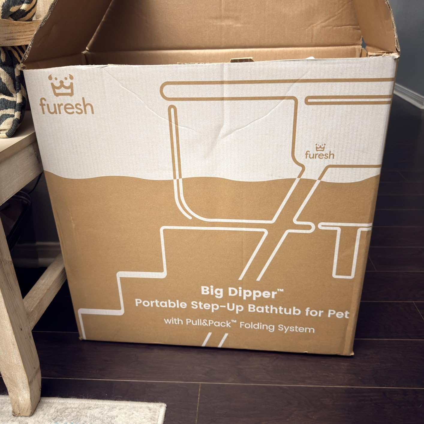 Furesh Foldable Dog Washing Station for Large Dogs with Stairs customer photo 2