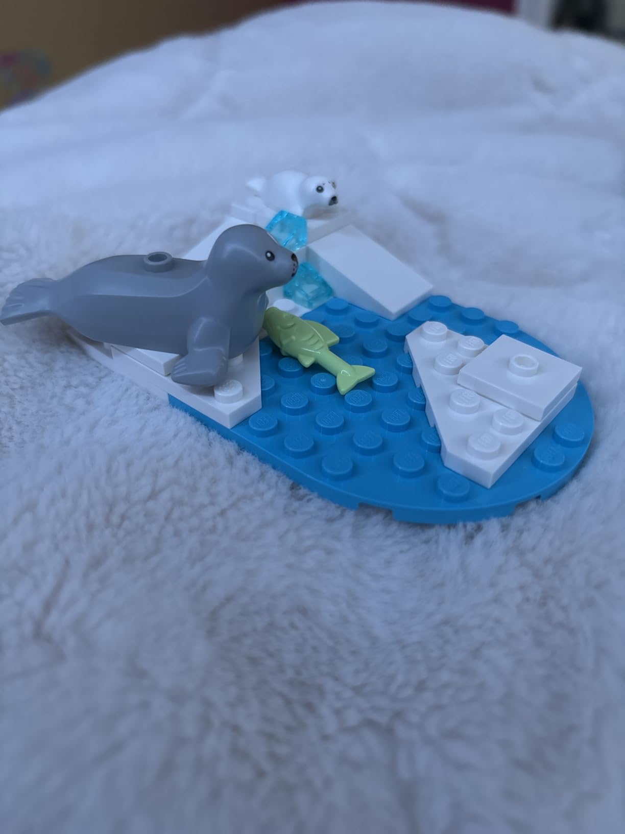 LEGO City Arctic Explorer Snowmobile 60376 Building Toy Set, Snowmobile Playset with Minifigures and 2 Seal Figures for Imaginative Role Play, Fun Gift Idea for 5 Year olds customer photo 2