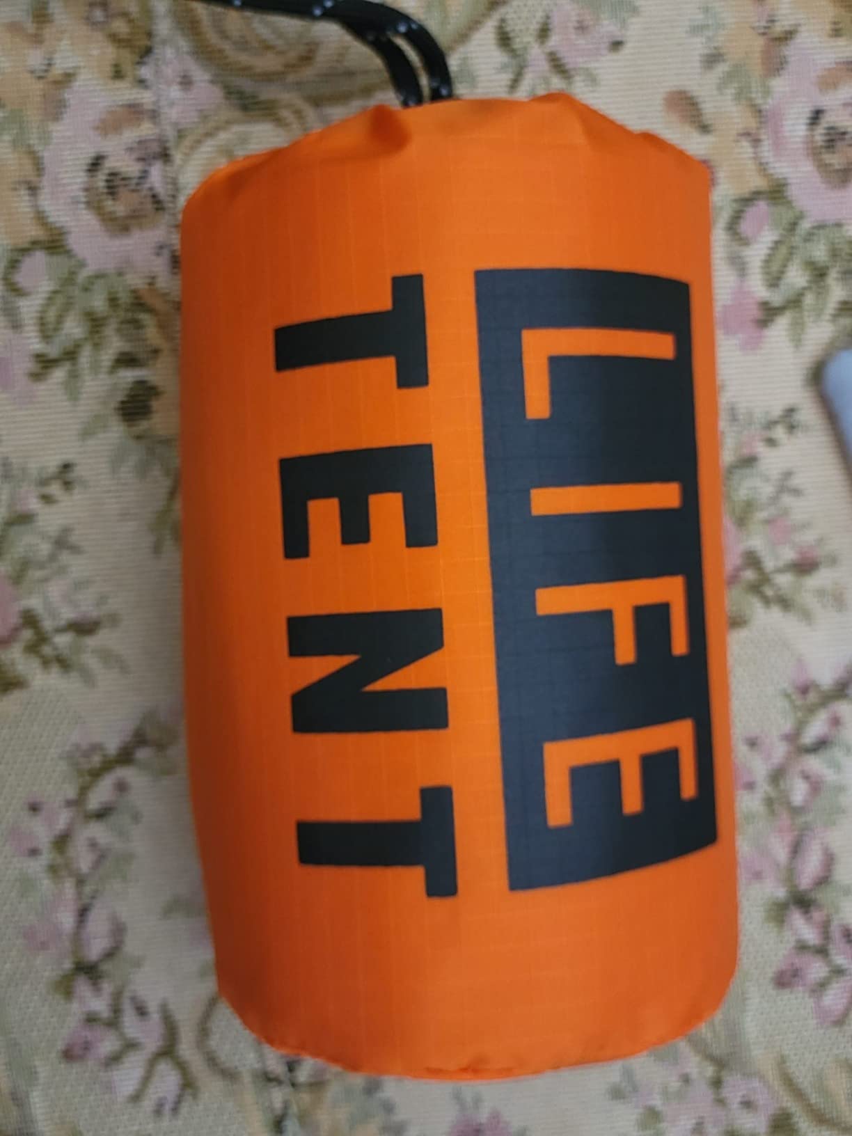 Go Time Gear Survival Life Tent • 2 Person Mylar Emergency Shelter Tube Tent + Paracord • All-Weather Protection for Camping, Hiking, & Survival Kits • Includes Emergency Whistle customer photo 2