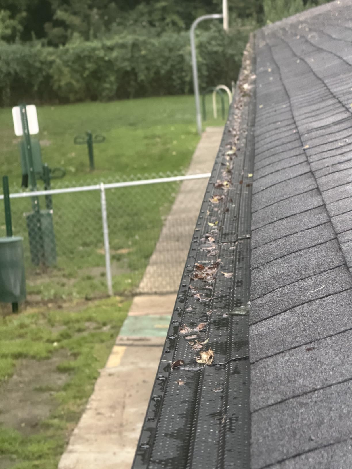 Standard Gutter Guards, 5 Inch, 200 FT, Aluminum, Black customer photo 1