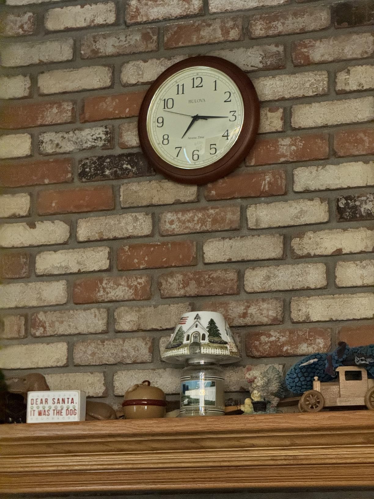 Bulova Atomic Time 2 Analog Wall Clock C5004 | 12.4