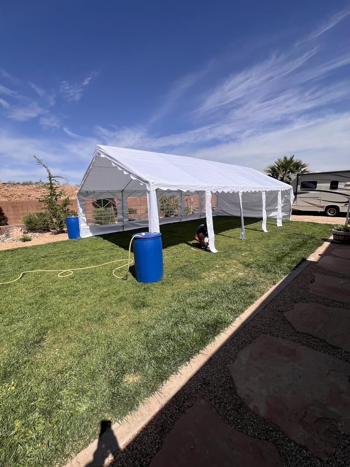PHI VILLA Party Tent 16x32ft, Heavy Duty Wedding Events Tents for Parties customer photo 2