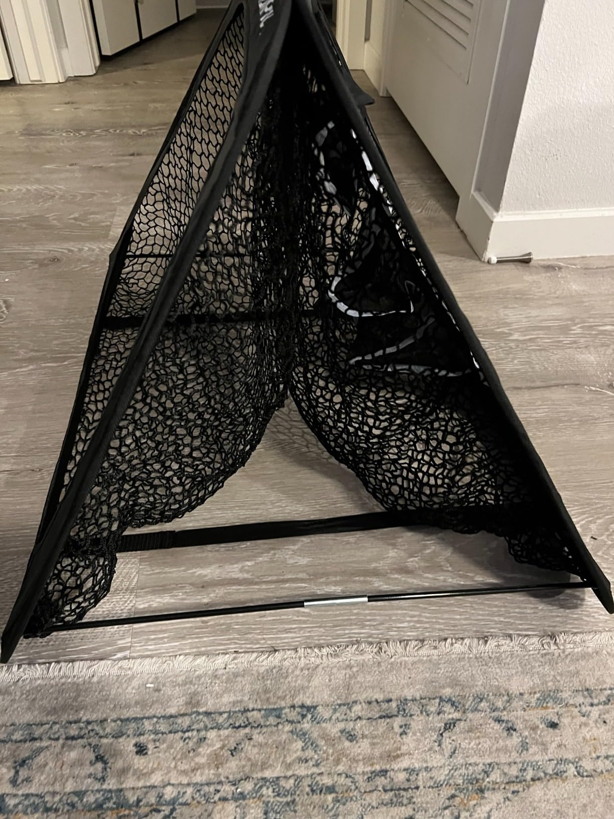CHAMPKEY Double -Sided Golf Chipping Net with Mat and 12 Foam Balls - Professional Golf Practice Net Ideal for Indoor and Outdoor Training customer photo 1