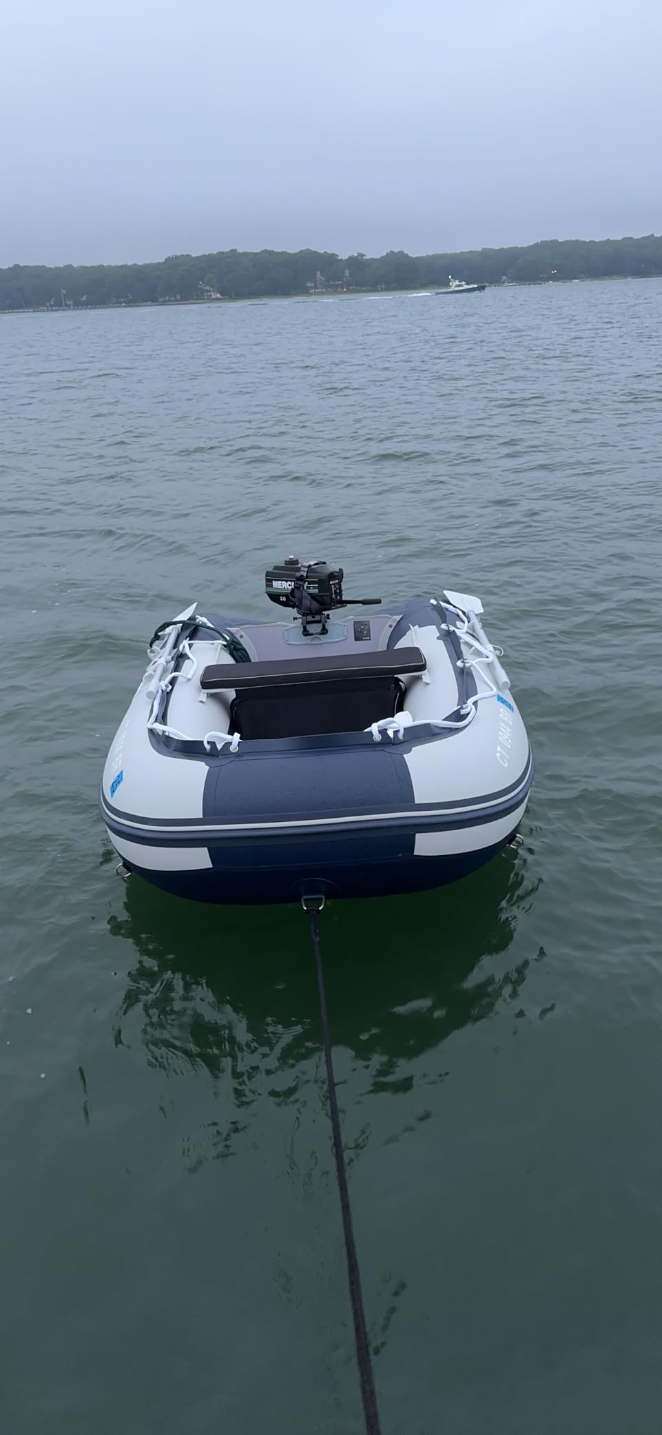9.2ft Inflatable Boat Raft Fishing Dinghy Pontoon Boat Kayak with Aluminum Floor customer photo 1