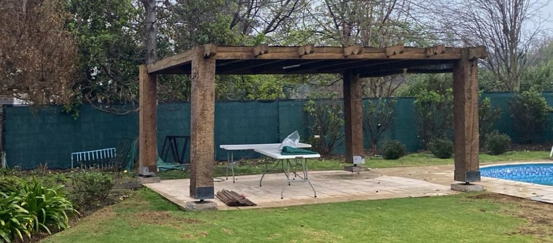 KANAGAWA Privacy Screen Fence 8 x 50ft, 90% Blockage Screen, Black customer photo 1