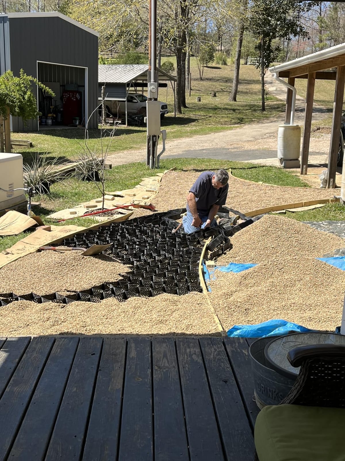 VIVOSUN 3'' Depth Ground Grid, 9x17 ft, High-Density HDPE Geo Cell customer photo 2