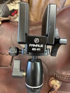 FANAUE GS-01Arca Swiss Rifle Saddle Mount, Hunting Tripod Clamp with Quick Release Plate, Shooting Tripod Rest, Enhanced Accuracy Ball Head & Adapter for Hunting and Shooting customer photo 1