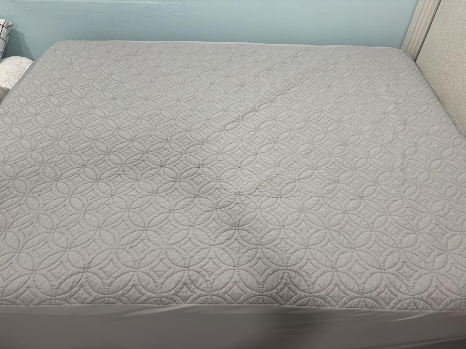 BEDLORE Waterproof Mattress Protector, Queen Size Mattress Pad Noiseless customer photo 1
