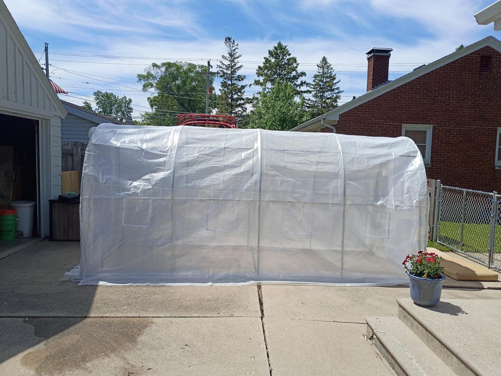 KING BIRD Premium 15x7x7 FT Greenhouse for Outdoors, Large Heavy Duty customer photo 2