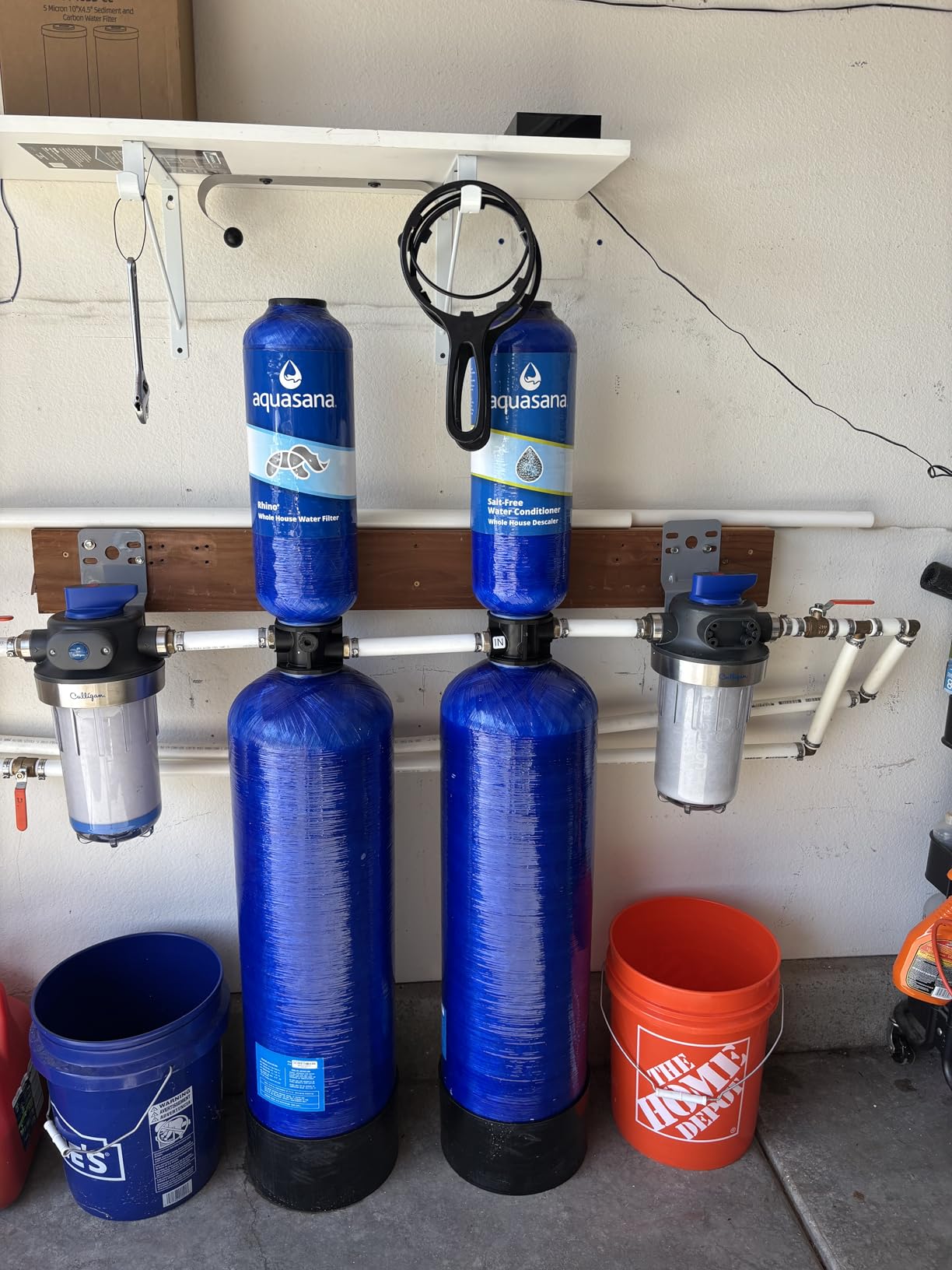 Aquasana Max Flow Whole House Water Filter | Carbon & KDF | WH-1010-CT-LM customer photo 2