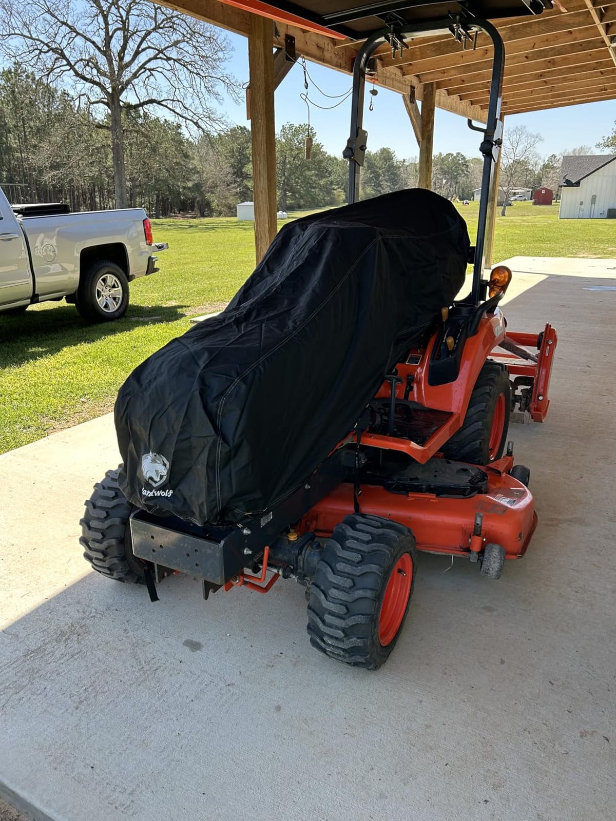 1200D Tractor Cover Waterproof Compatible with Kubota, John Deere, Mahindra customer photo 1
