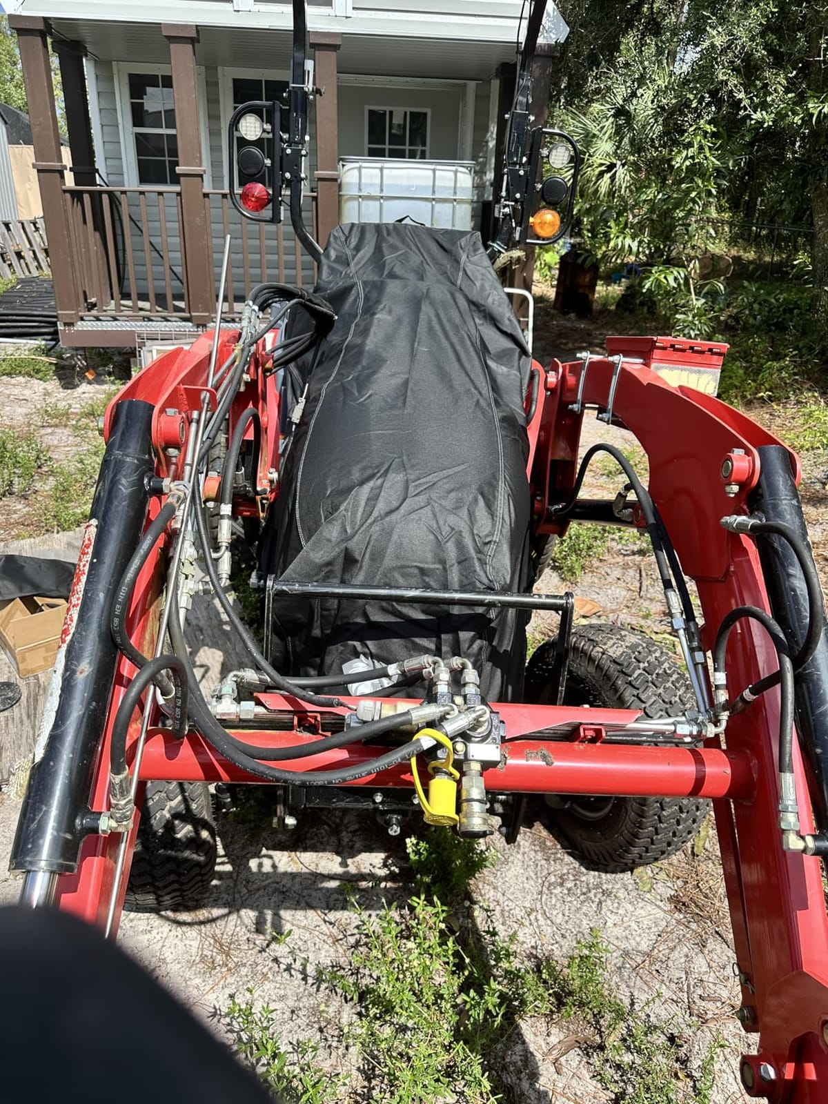 1200D Tractor Cover Waterproof Compatible with Kubota, John Deere, Mahindra customer photo 2
