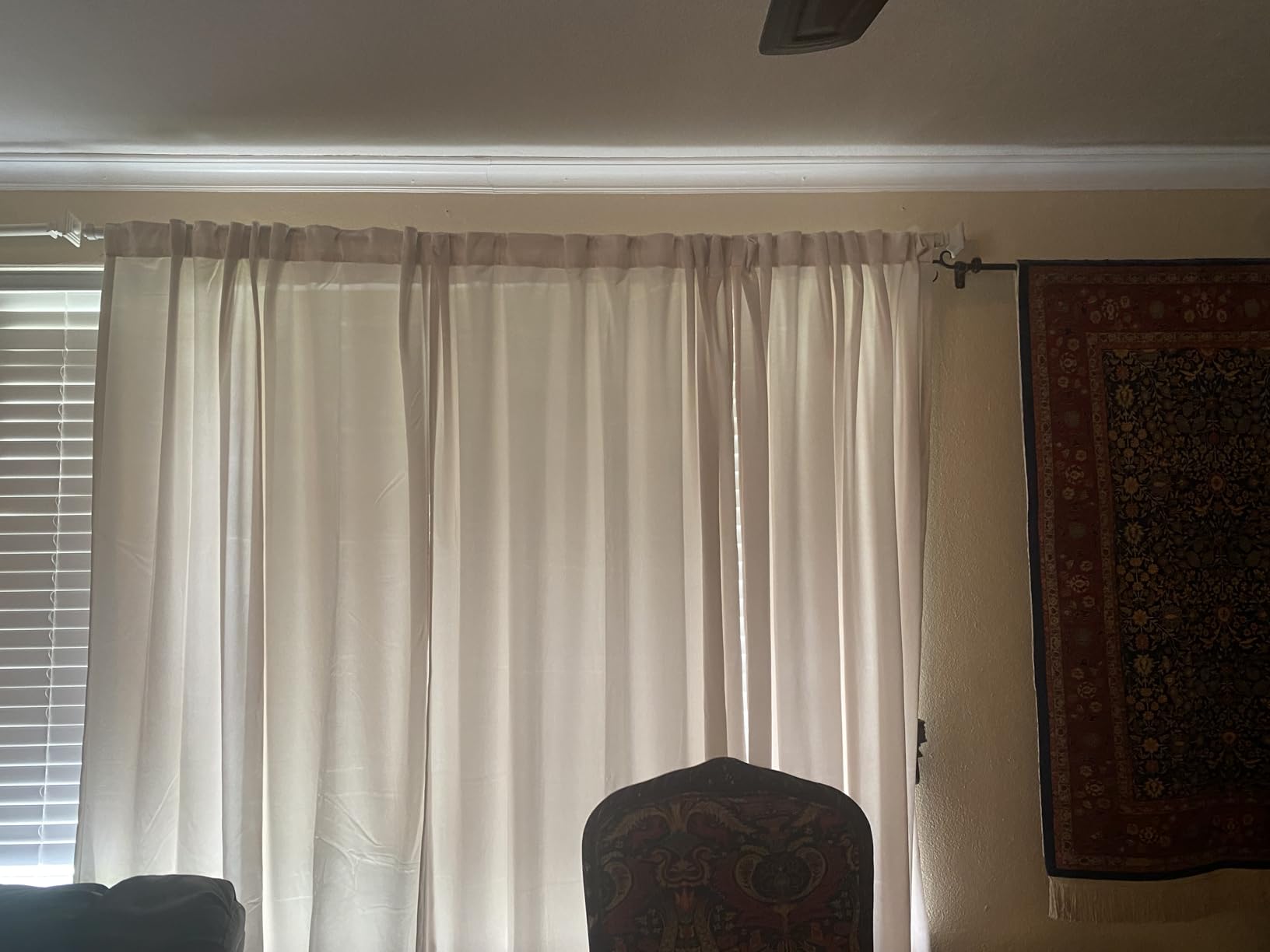 PRIMROSE Champagne Velvet Curtains 84 inch Long for Living Room,Set of 2 Panels Blackout Rod Pocket Back Tab Window Treatment Room Darkening Heavy Decorative Curtains Drapes for Bedroom customer photo 1