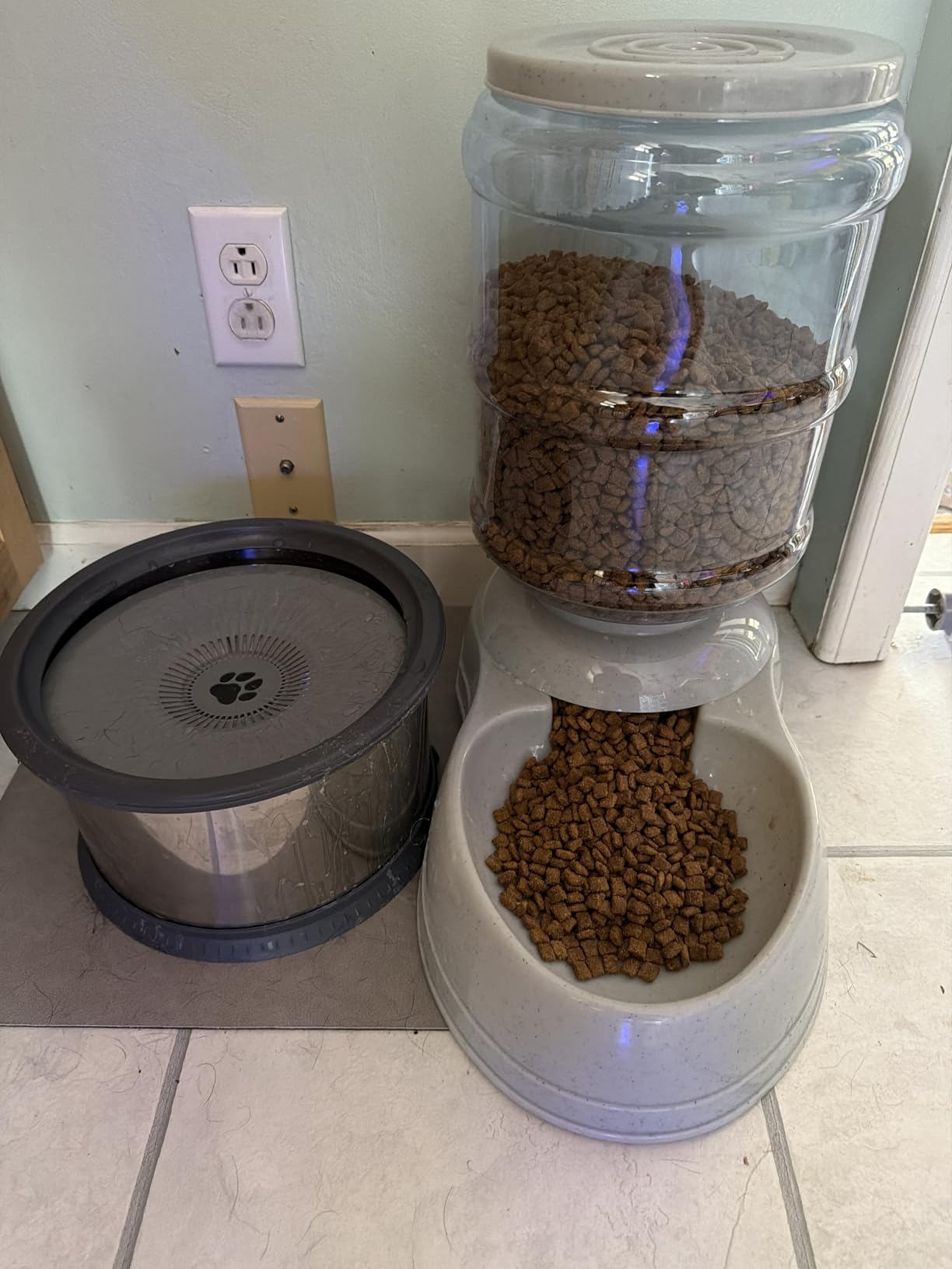 Kenond 11L Gravity Automatic Dog Feeder, Dog Food Dispenser for Large Breed customer photo 1