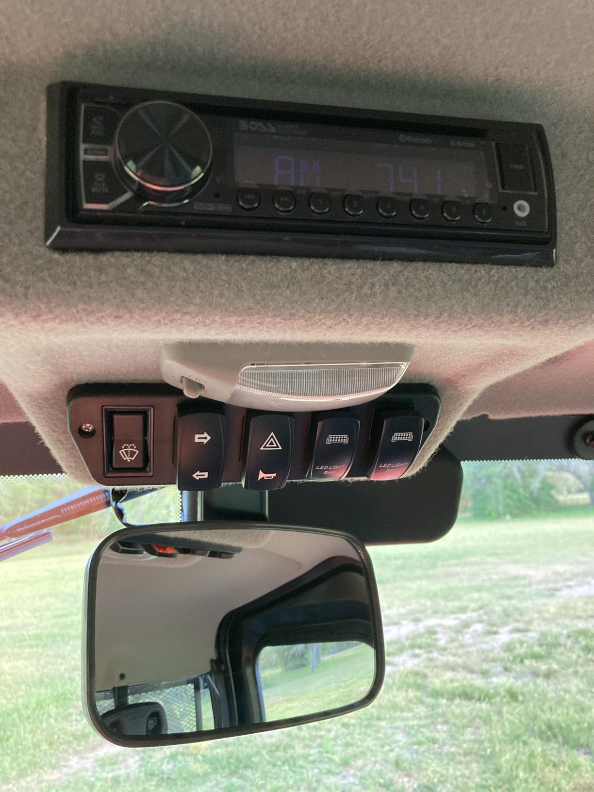 KEMIMOTO UTV Turn Signal Kit with 110D Horn, Plug and Play UTV ATV Blinker with Rocker Switch, Universal Street Legal Kit Compatible with Polaris, Can-Am, Kawasaki (Without License Plate Holder) customer photo 2