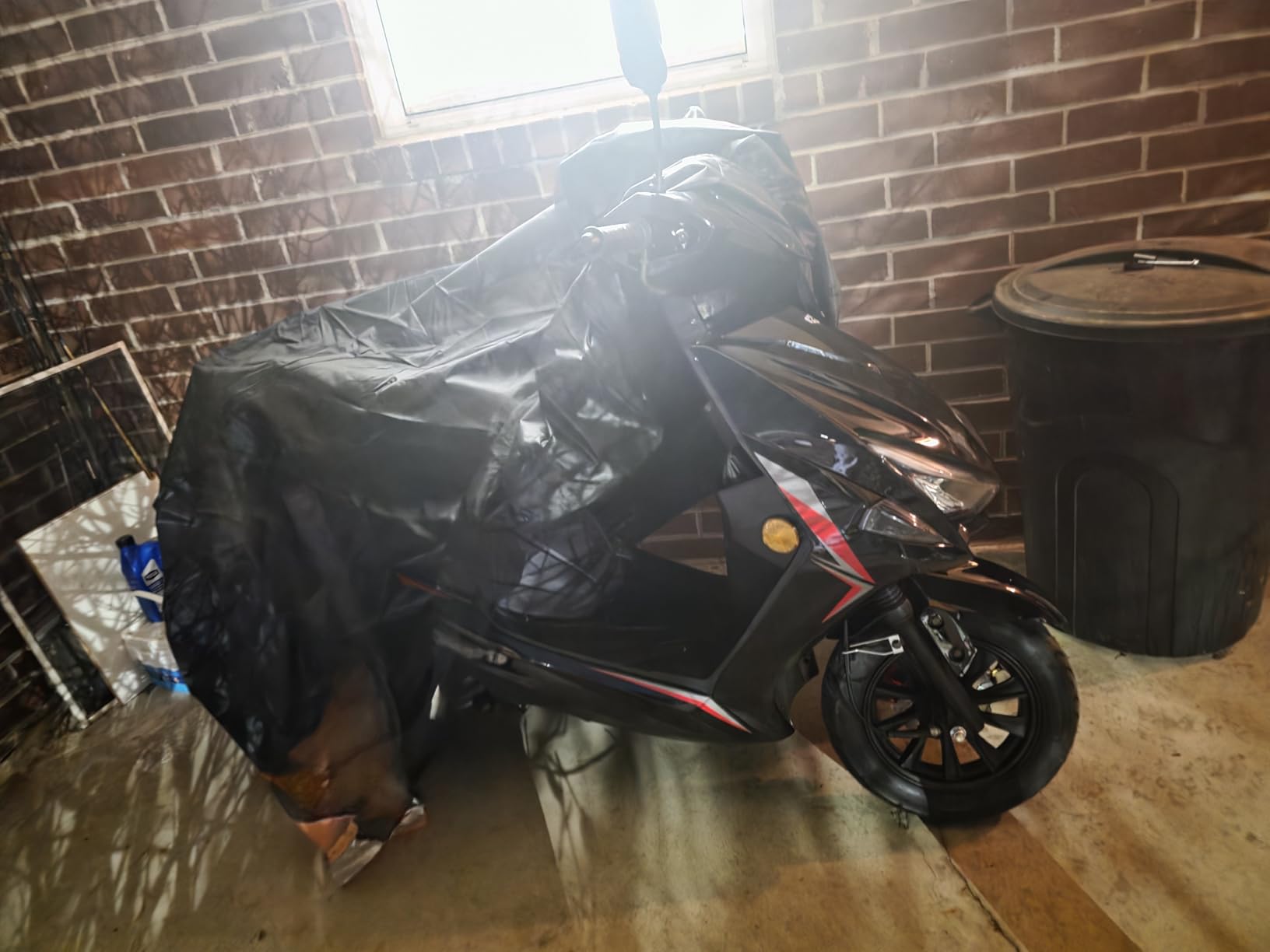 HHH X18 150cc Scooter Street Motorcycle Gas Moped 150cc Adult Bike with 10 inch Aluminum Wheels (Choose Your Color : Red, Black & Blue) customer photo 1