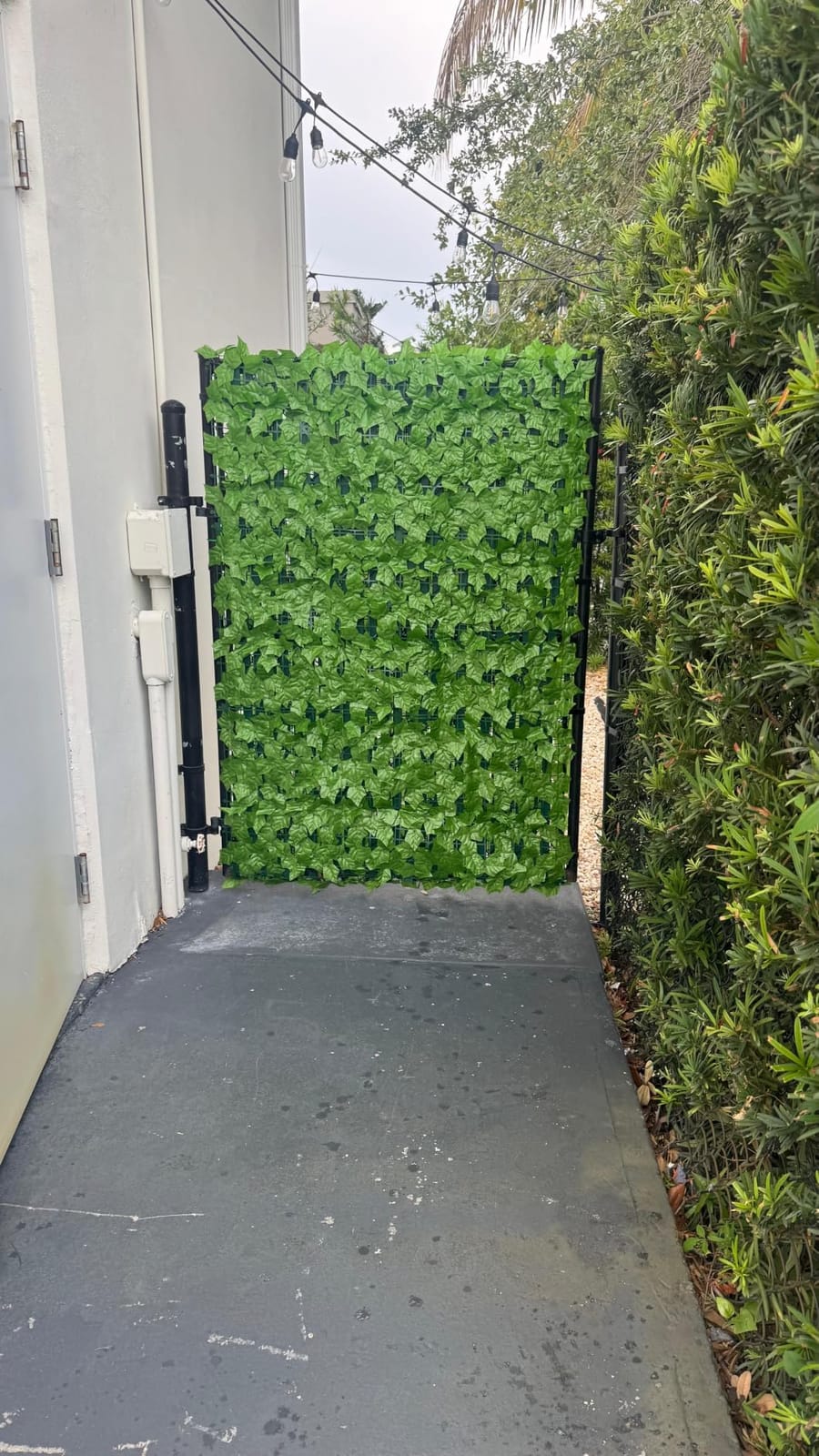 ODTORY Artificial Ivy Privacy Screen Fence Panel, Green 40 X 120 in customer photo 1