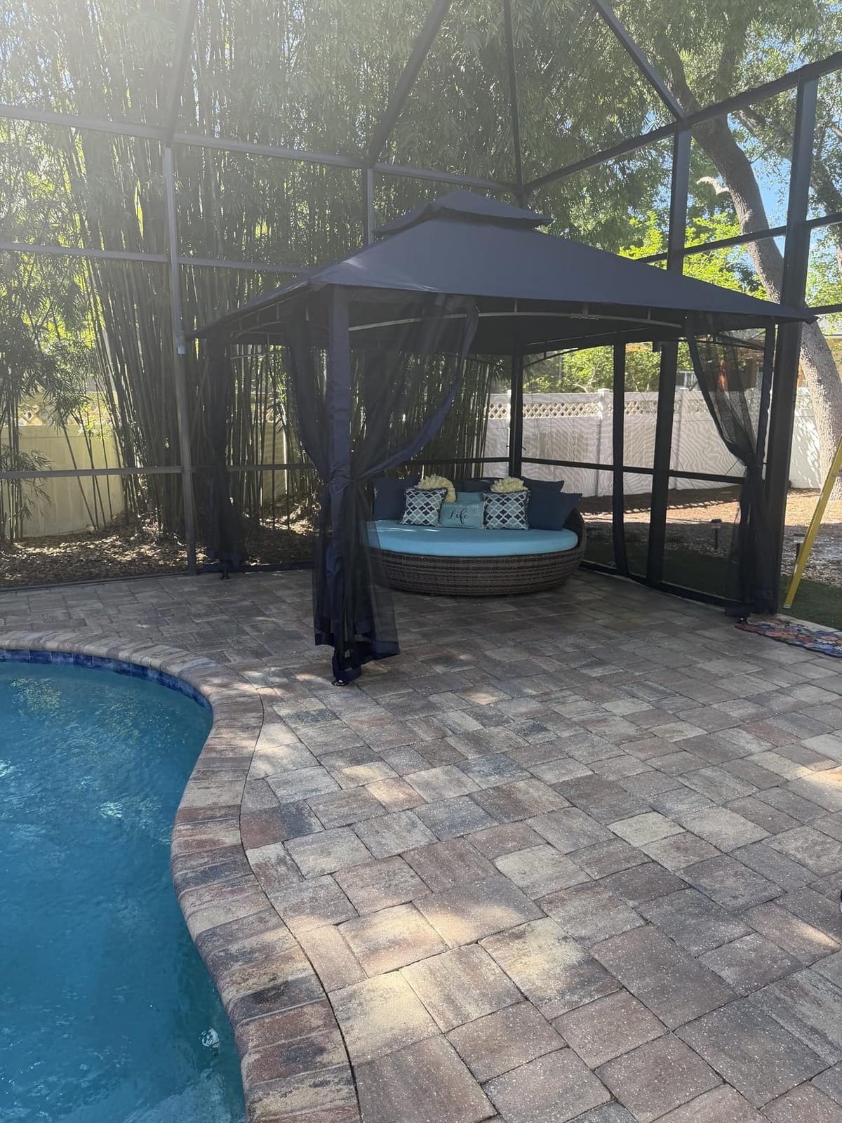 MASTERCANOPY 10x12 ft Heavy Duty Patio Gazebo with Netting Walls, Black customer photo 1