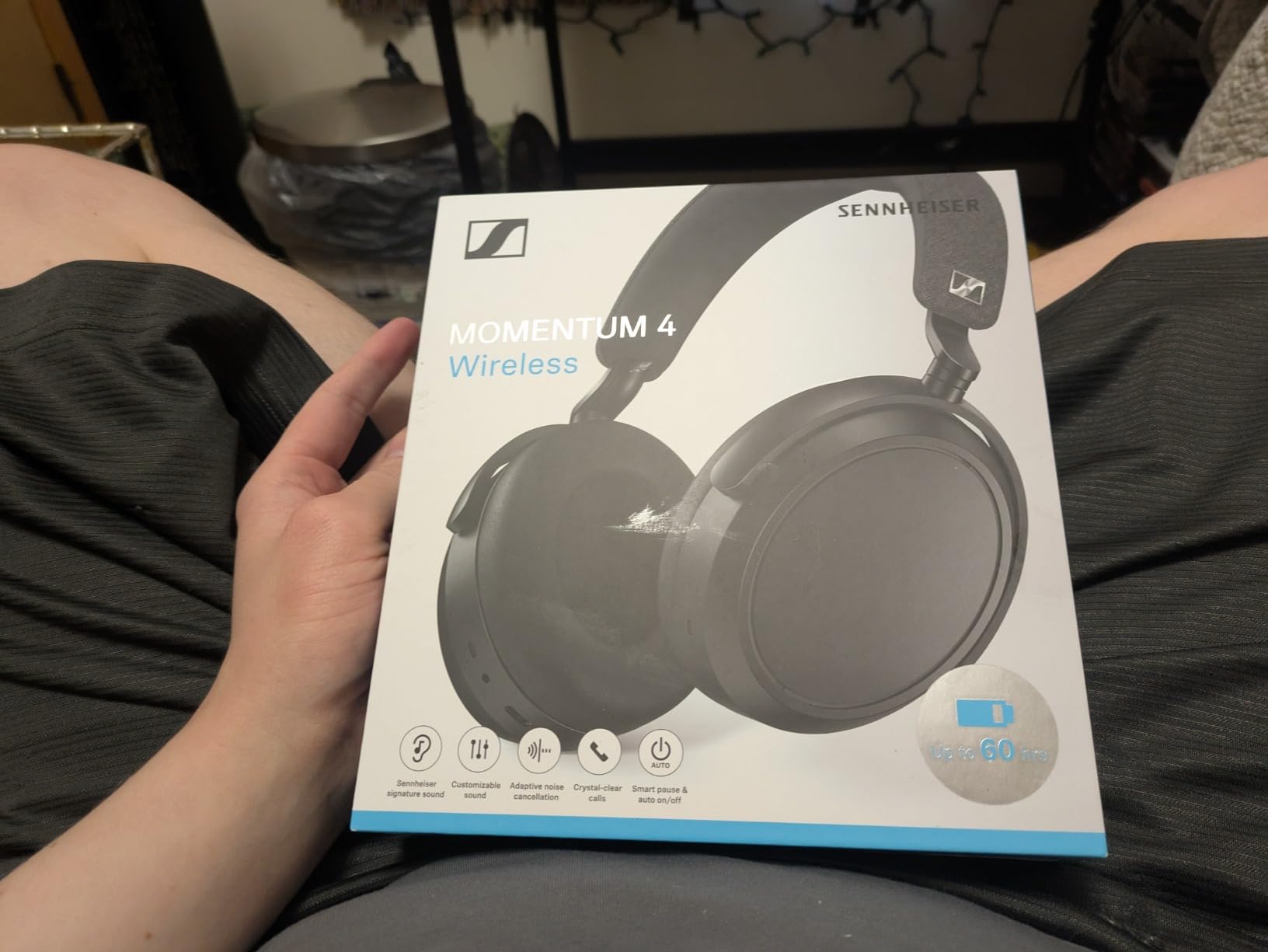 Sennheiser Momentum 4 Wireless Headphones, Bluetooth, ANC, 60h Battery customer photo 2