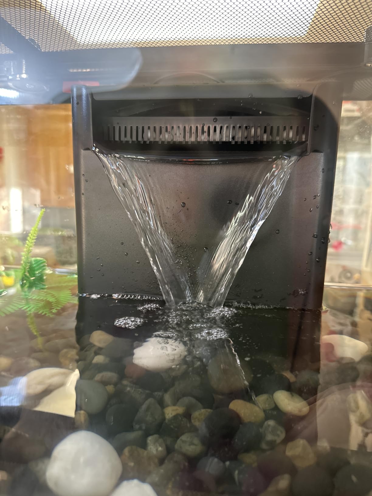 Turtle Tank Filter Aquarium Filter Power Adjustable 20-75 Gal. 290GPH Large customer photo 1